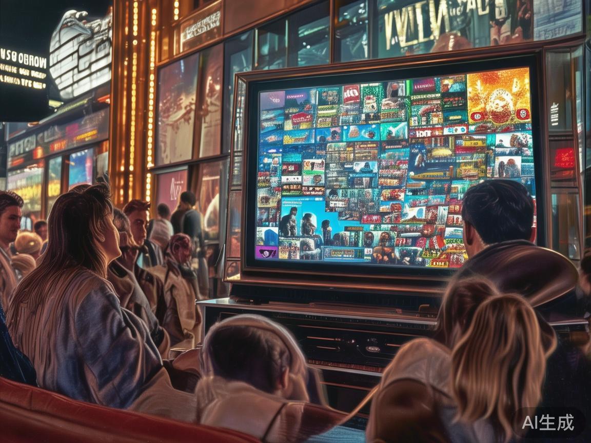 首先，彩色电视的推广成为当年娱乐行业的重要驱动力之